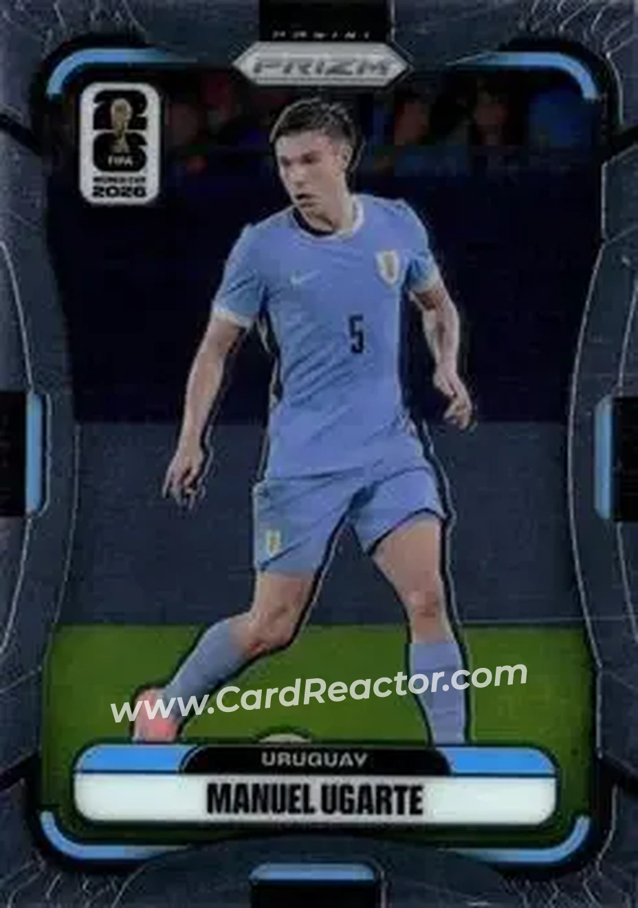2026 Panini Prizm FIFA World Cup #124 - Manuel Ugarte - Uruguay - Front
