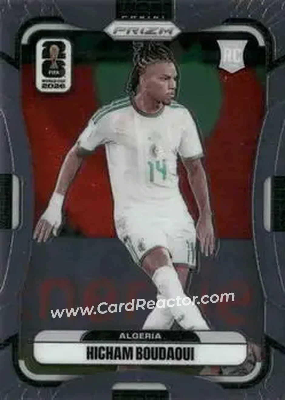 2026 Panini Prizm FIFA World Cup #129 - Hicham Boudaoui - Algeria - Front