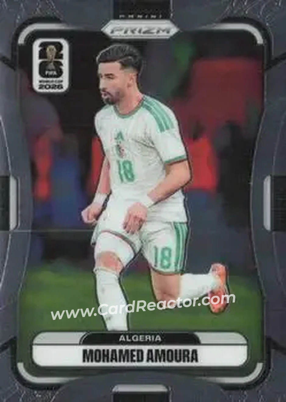 2026 Panini Prizm FIFA World Cup #134 - Mohamed Amoura - Algeria - Front