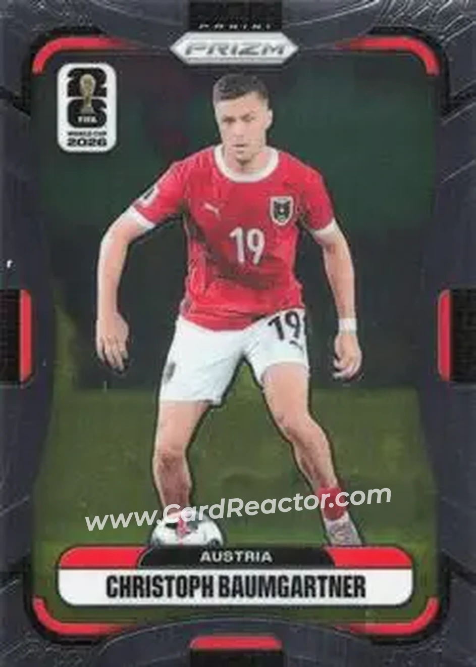 2026 Panini Prizm FIFA World Cup #145 - Christoph Baumgartner - Austria - Front