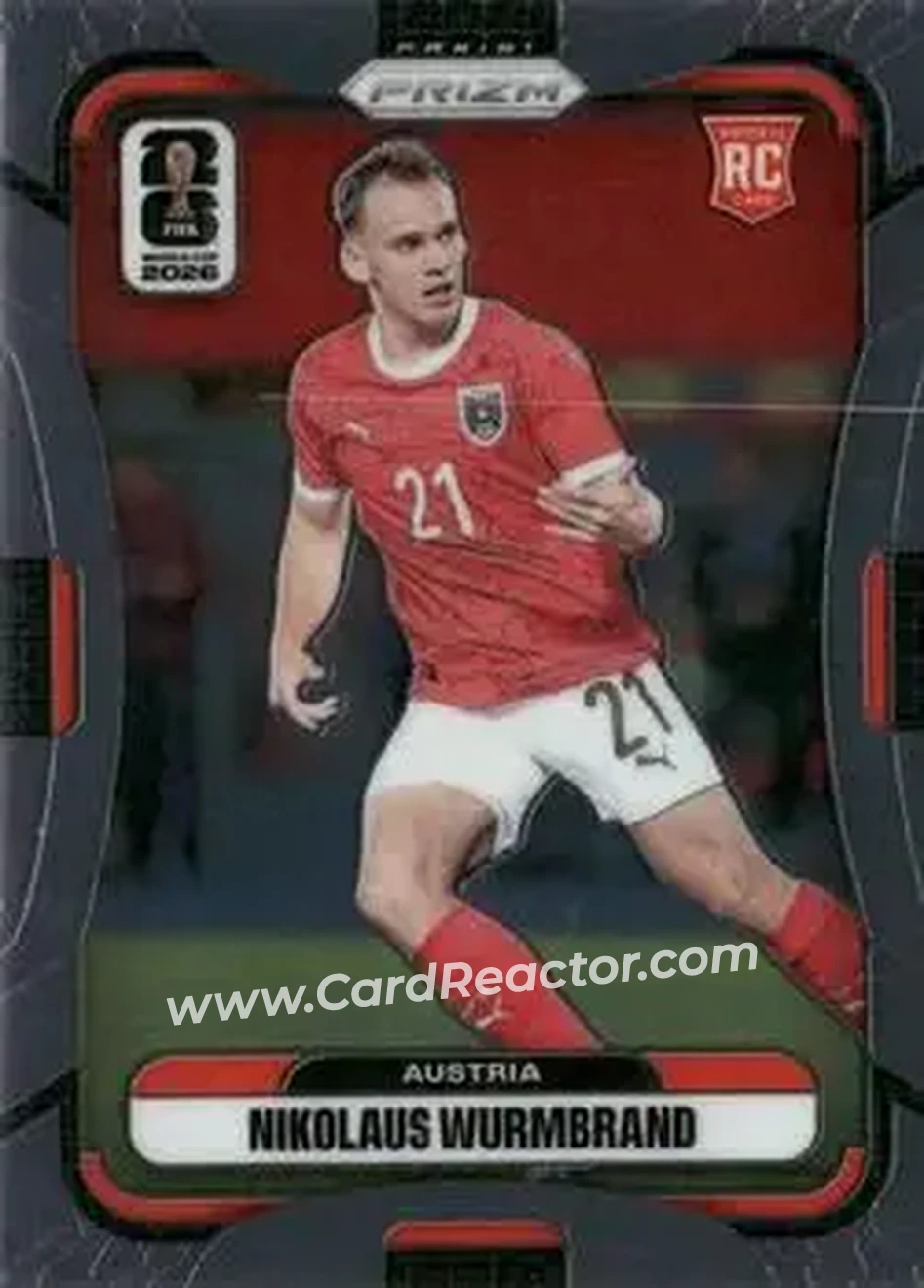 2026 Panini Prizm FIFA World Cup #150 - Nikolaus Wurmbrand - Austria - Front
