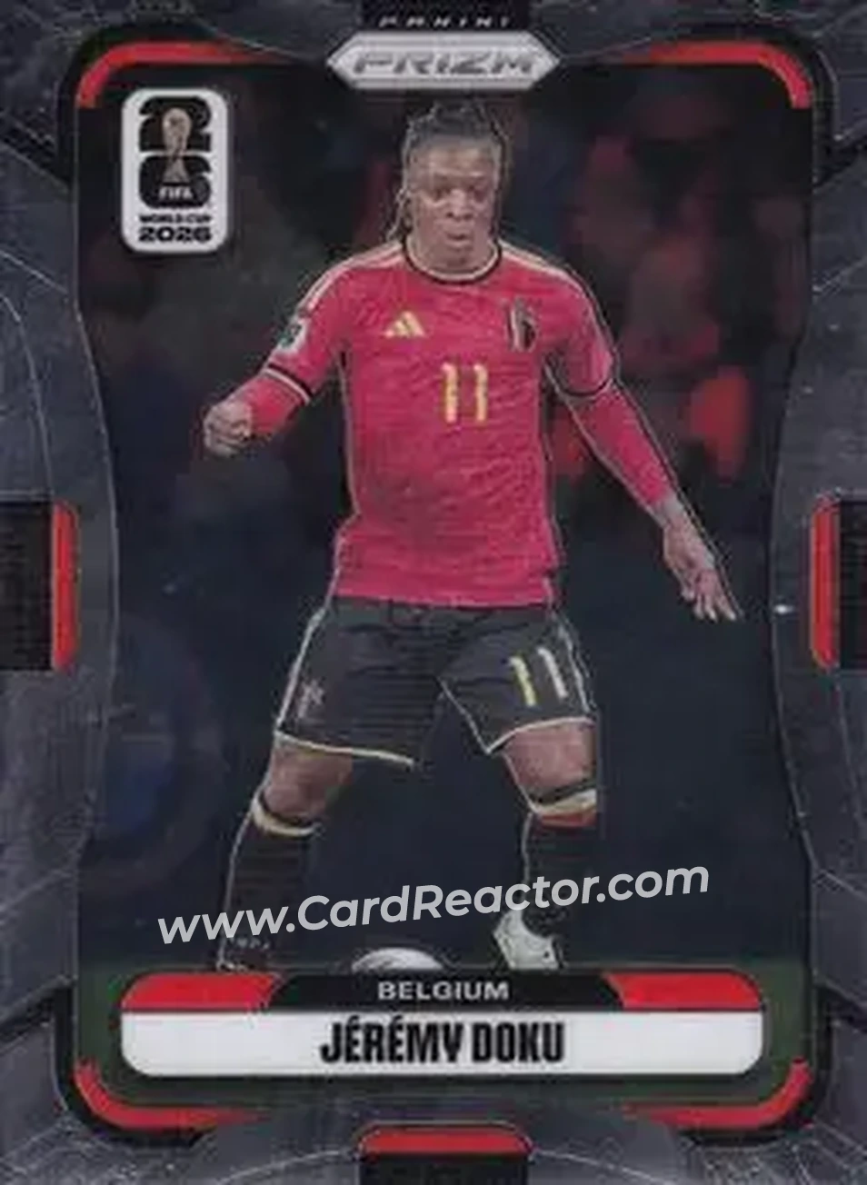 2026 Panini Prizm FIFA World Cup #152 - Jeremy Doku - Belgium - Front