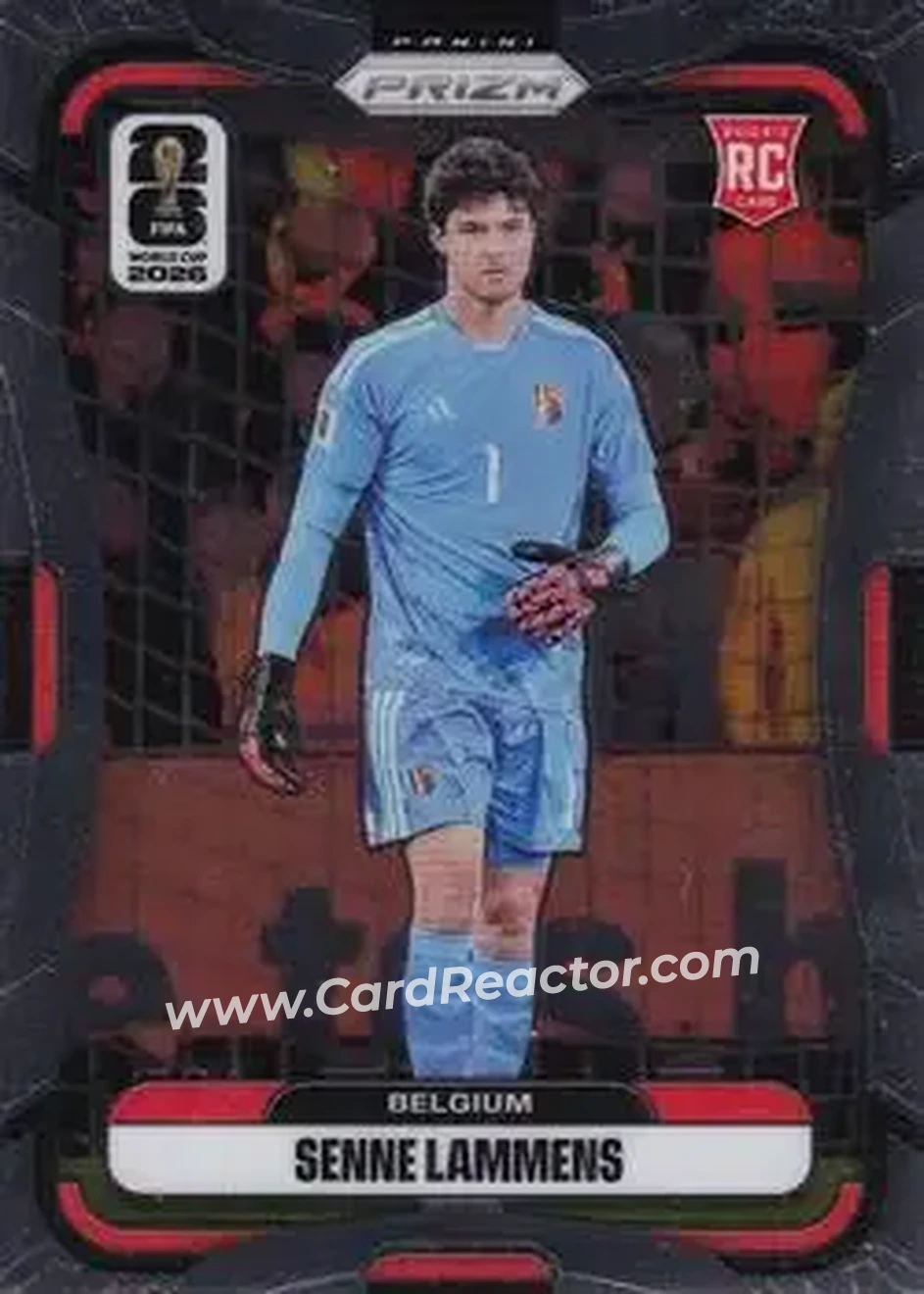 2026 Panini Prizm FIFA World Cup #155 - Senne Lammens - Belgium - Front