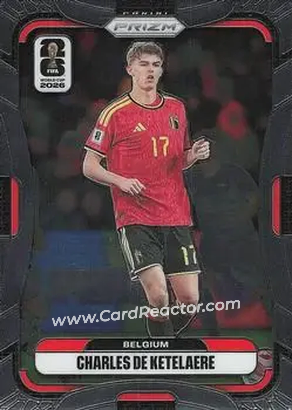 2026 Panini Prizm FIFA World Cup #156 - Charles De Ketelaere - Belgium - Front