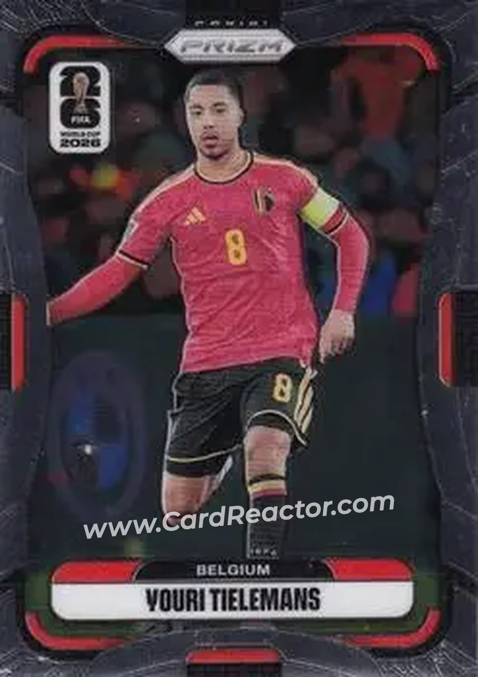 2026 Panini Prizm FIFA World Cup #162 - Youri Tielemans - Belgium - Front