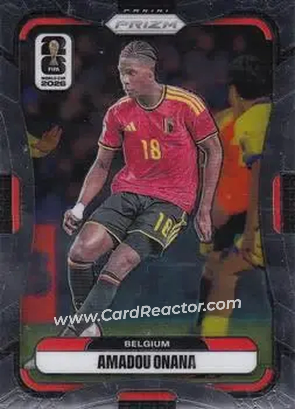 2026 Panini Prizm FIFA World Cup #163 - Amadou Onana - Belgium - Front