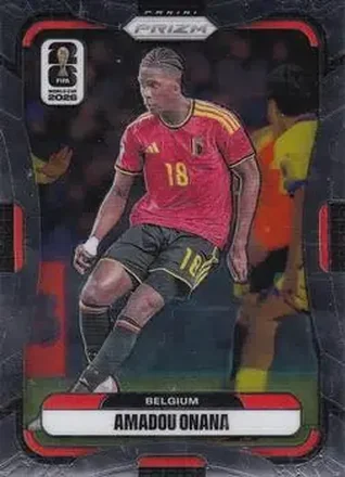 2026 Panini Prizm FIFA World Cup #163 - Amadou Onana - Belgium