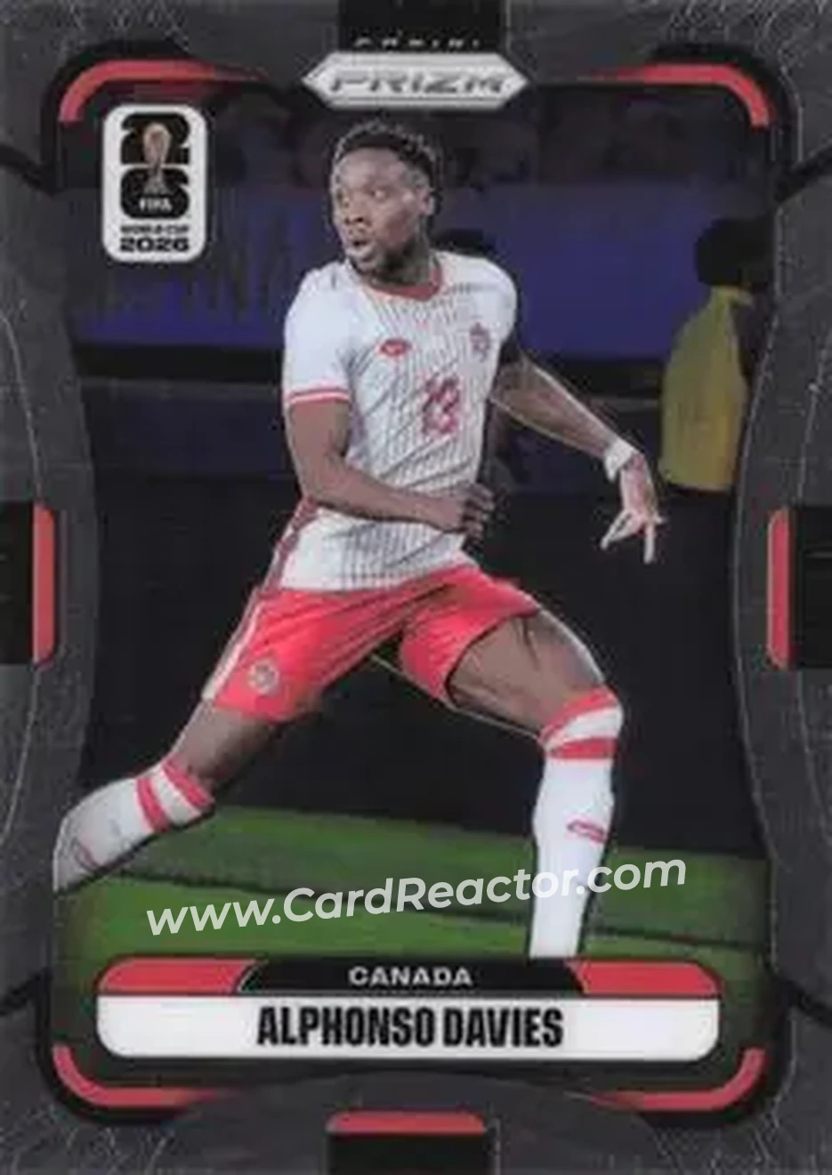2026 Panini Prizm FIFA World Cup #165 - Alphonso Davies - Canada - Front