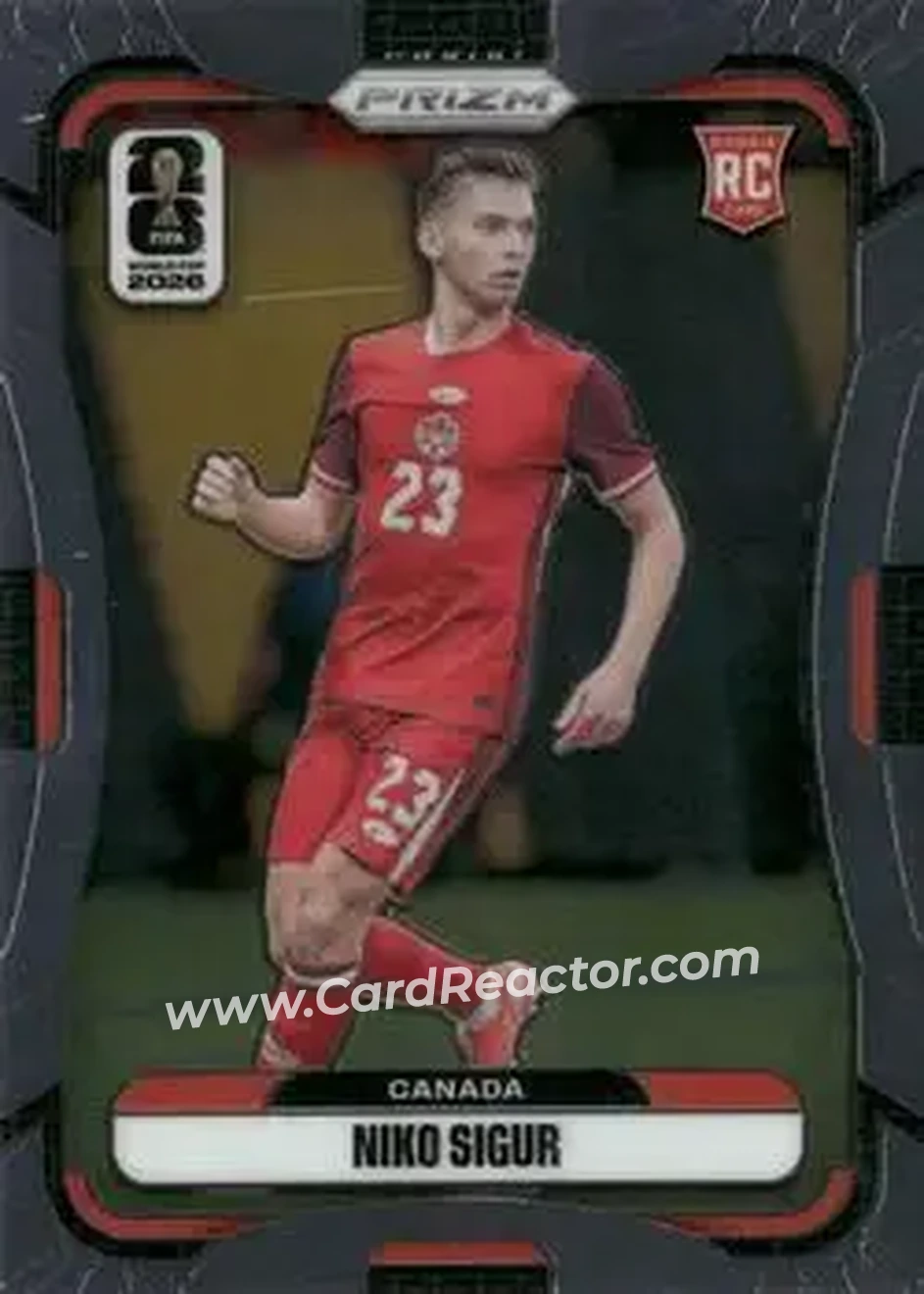 2026 Panini Prizm FIFA World Cup #171 - Niko Sigur - Canada - Front