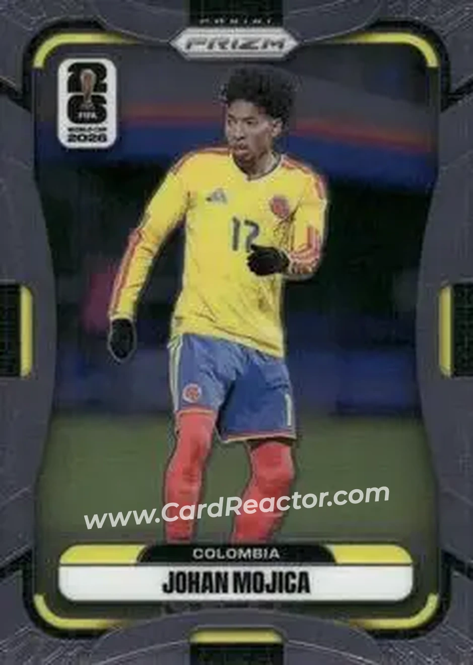 2026 Panini Prizm FIFA World Cup #188 - Johan Mojica - Colombia - Front