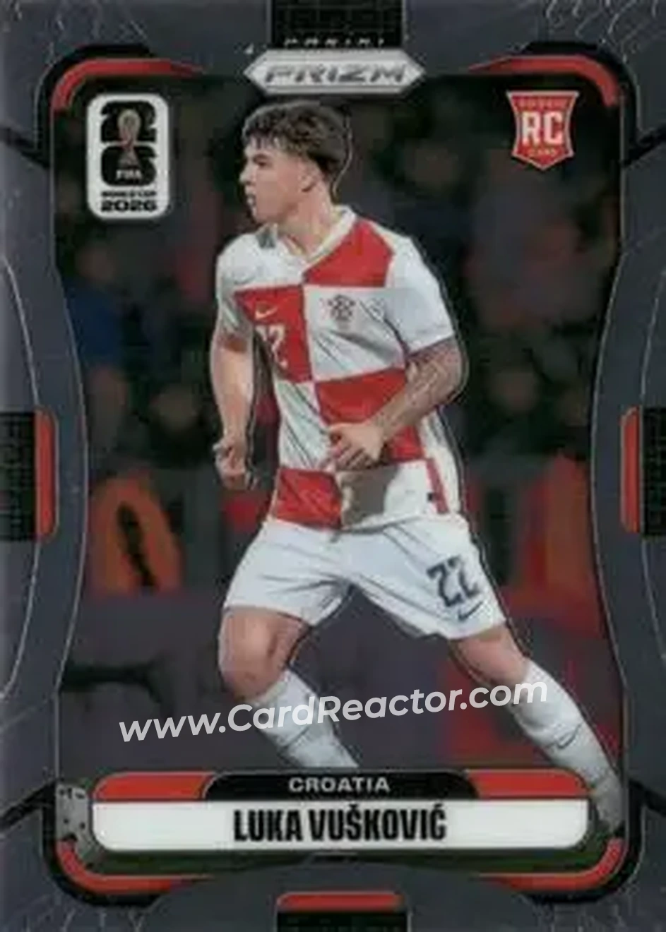 2026 Panini Prizm FIFA World Cup #192 - Luka Vuskovic - Croatia - Front