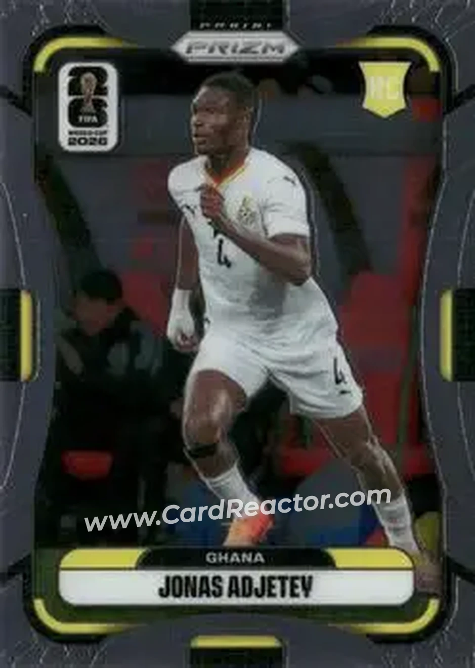 2026 Panini Prizm FIFA World Cup #233 - Jonas Adjetey - Ghana - Front