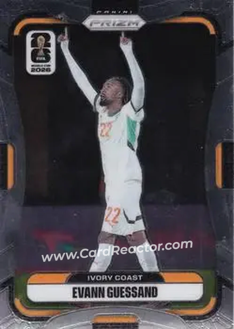 2026 Panini Prizm FIFA World Cup #250 - Evann Guessand - Cote D'Ivoire - Front