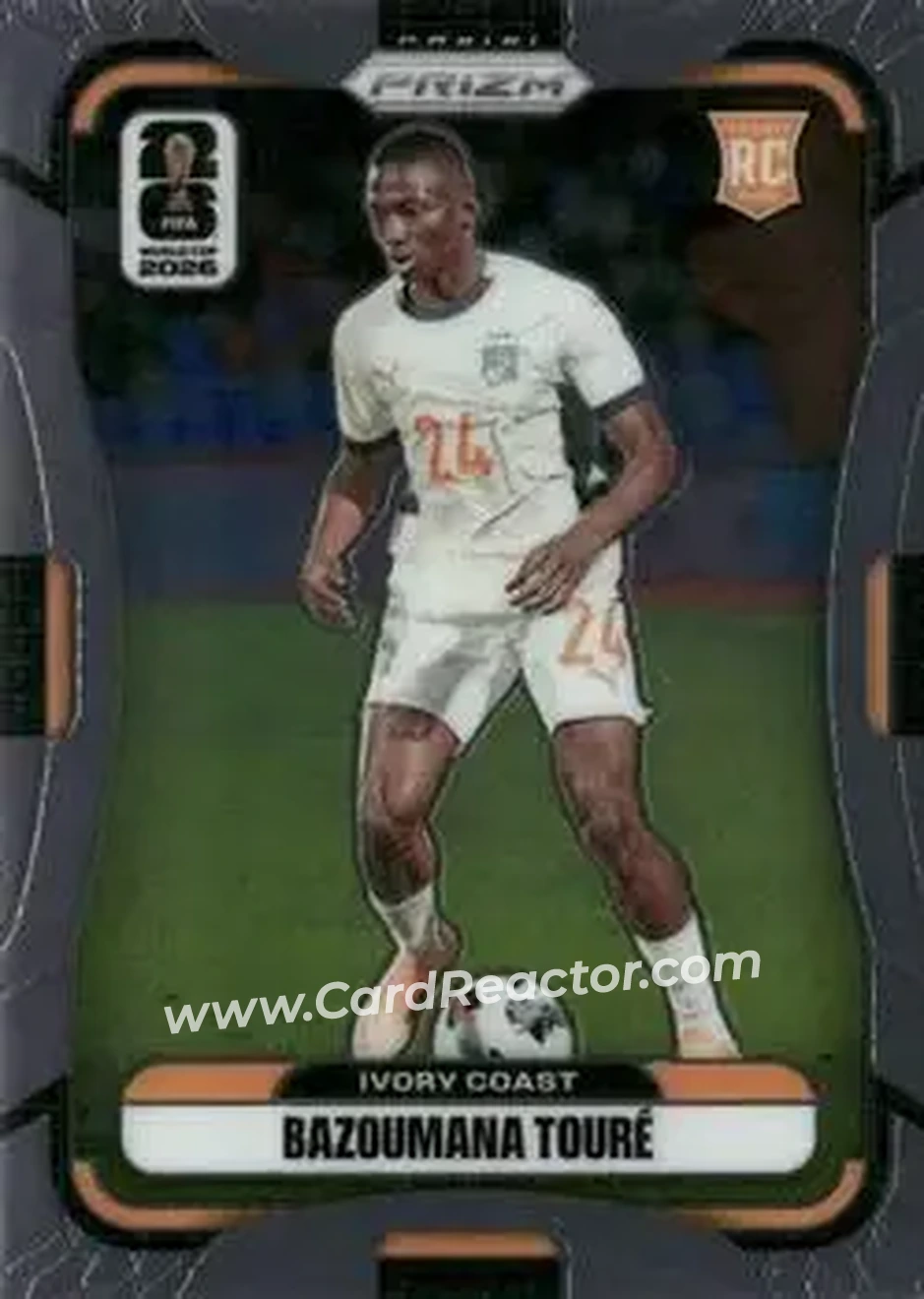 2026 Panini Prizm FIFA World Cup #252 - Bazoumana Toure - Cote D'Ivoire - Front