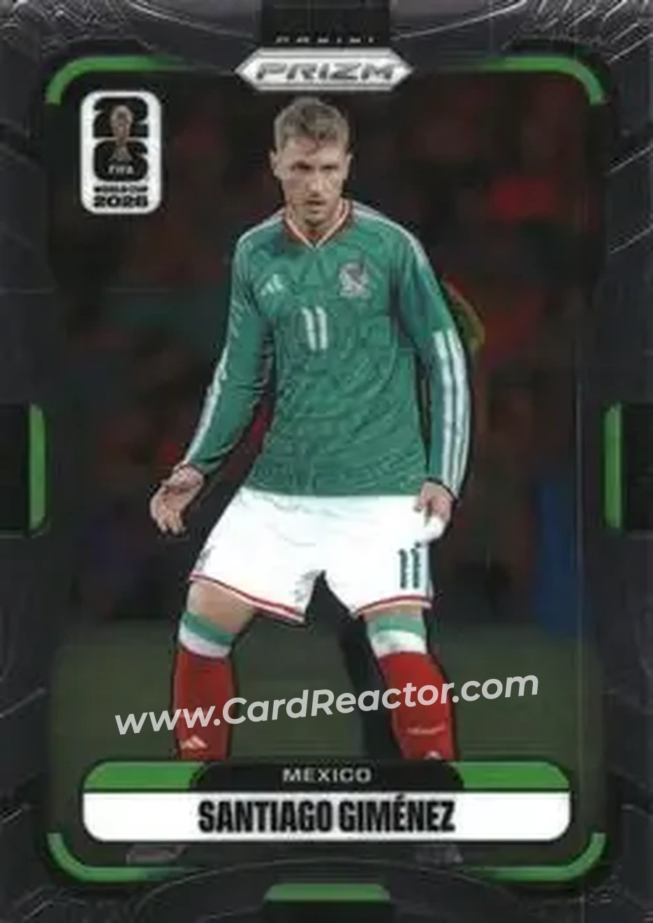 2026 Panini Prizm FIFA World Cup #291 - Santiago Gimenez - Mexico - Front