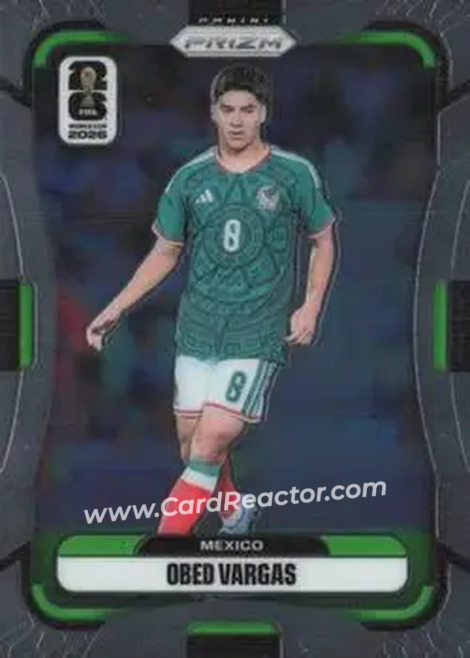 2026 Panini Prizm FIFA World Cup #293 - Obed Vargas - Mexico - Front