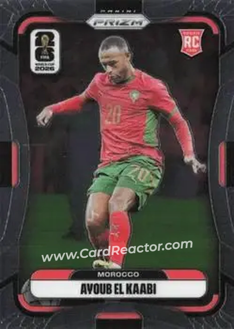 2026 Panini Prizm FIFA World Cup #301 - Ayoub El Kaabi - Morocco - Front