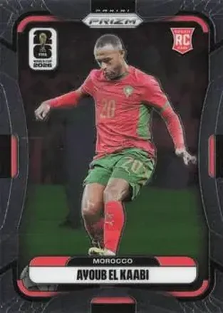 2026 Panini Prizm FIFA World Cup #301 - Ayoub El Kaabi - Morocco
