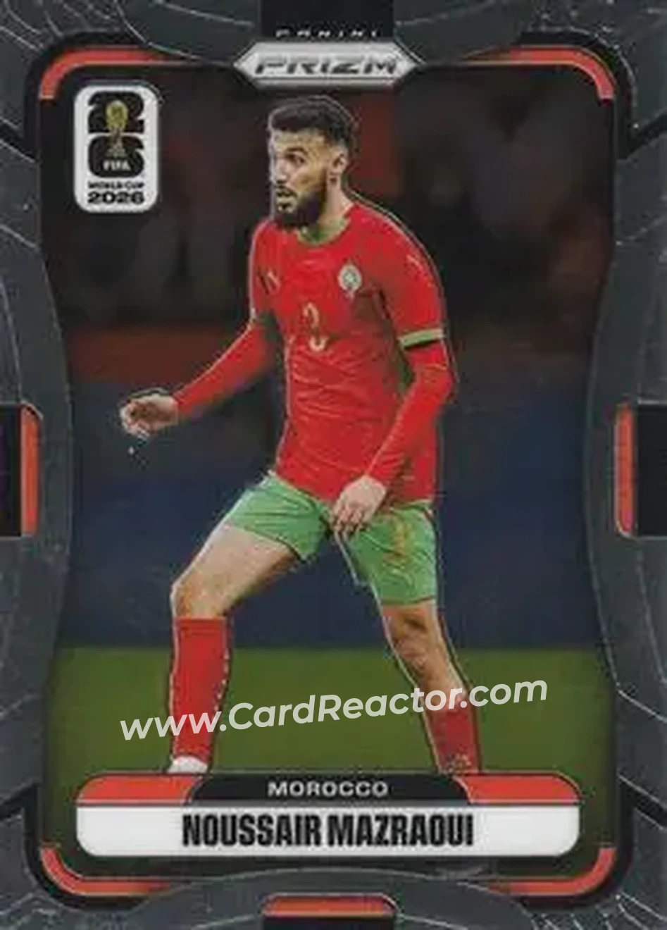2026 Panini Prizm FIFA World Cup #304 - Noussair Mazraoui - Morocco - Front
