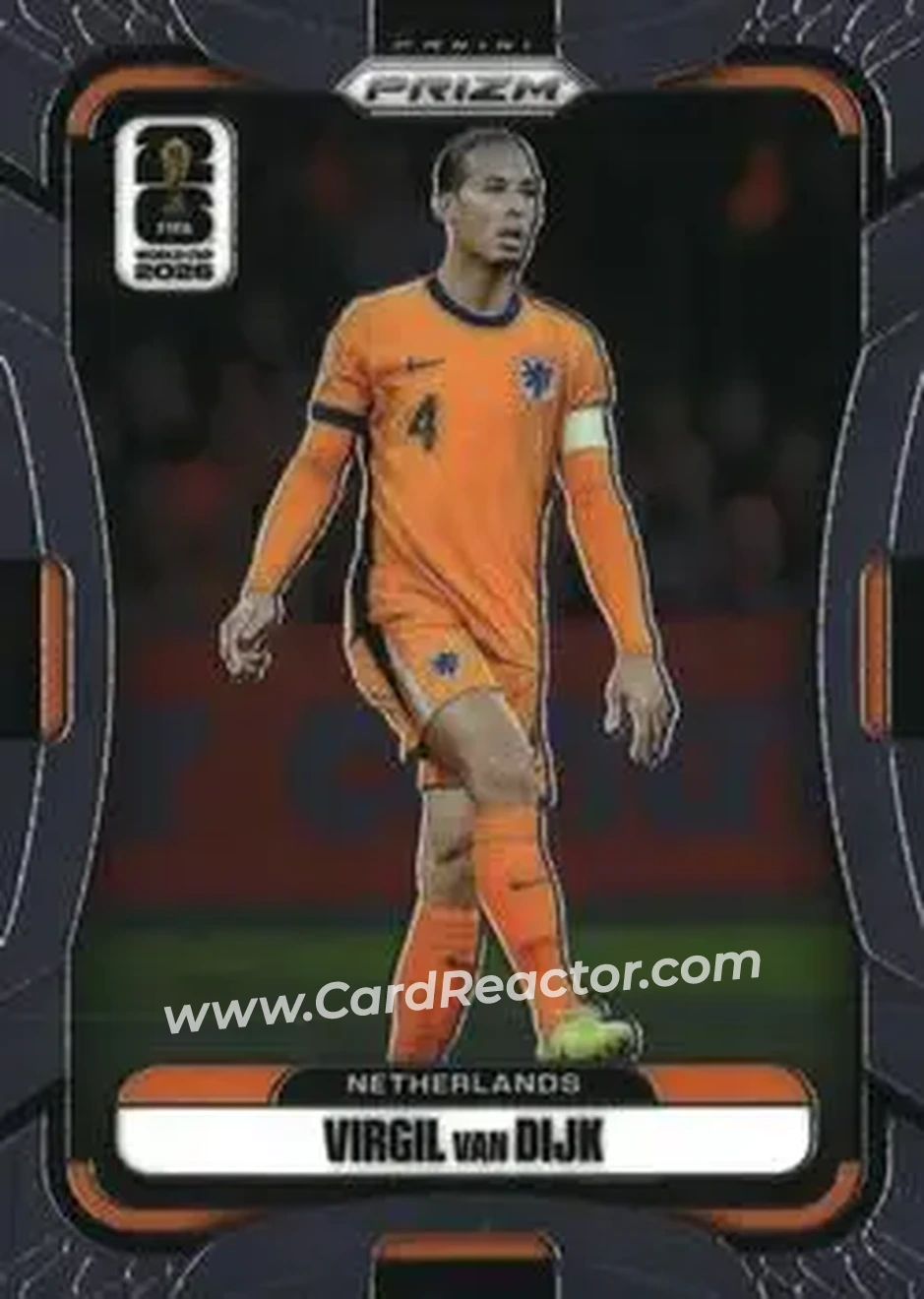 2026 Panini Prizm FIFA World Cup #306 - Virgil van Dijk - Netherlands - Front