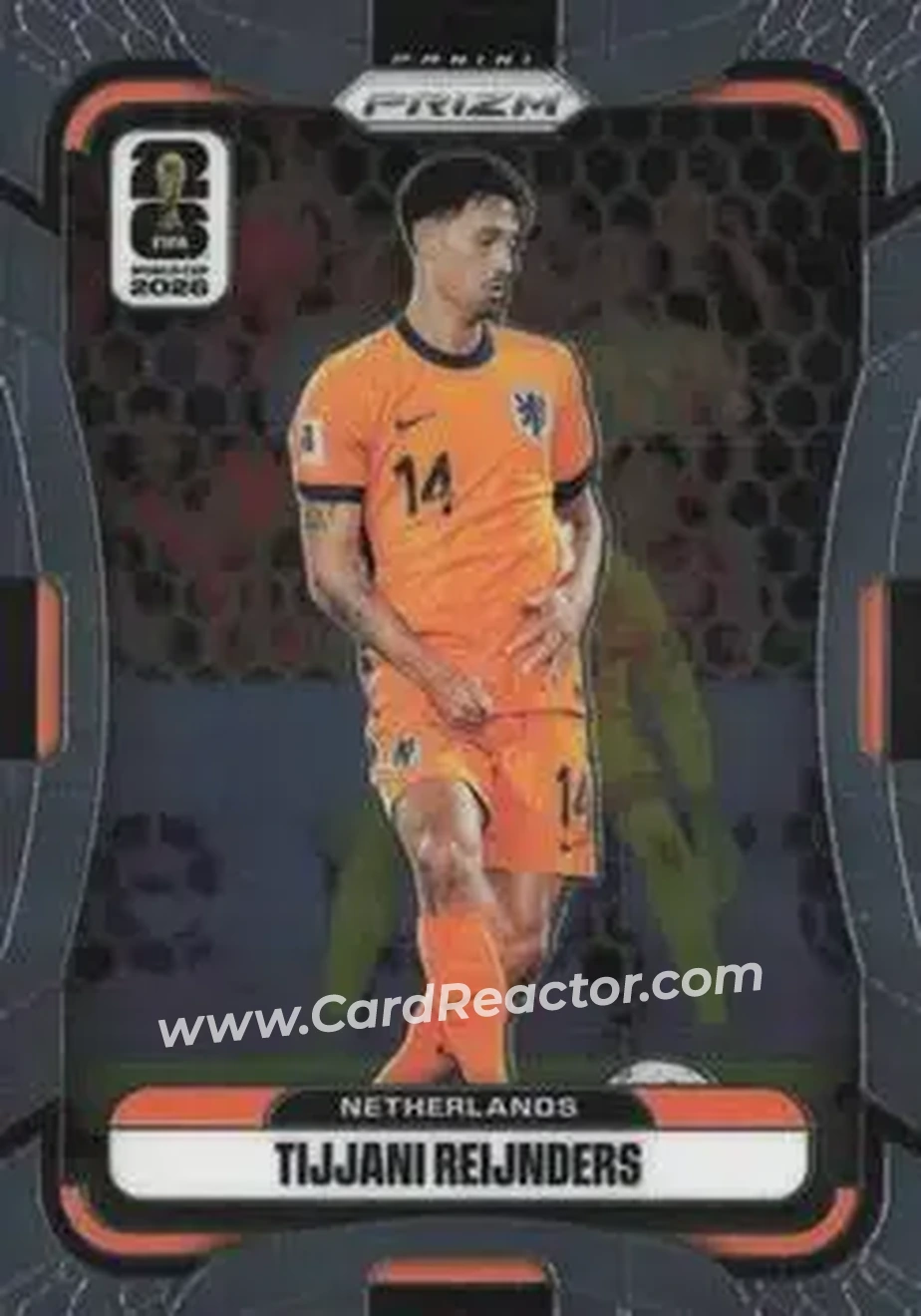2026 Panini Prizm FIFA World Cup #308 - Tijjani Reijnders - Netherlands - Front