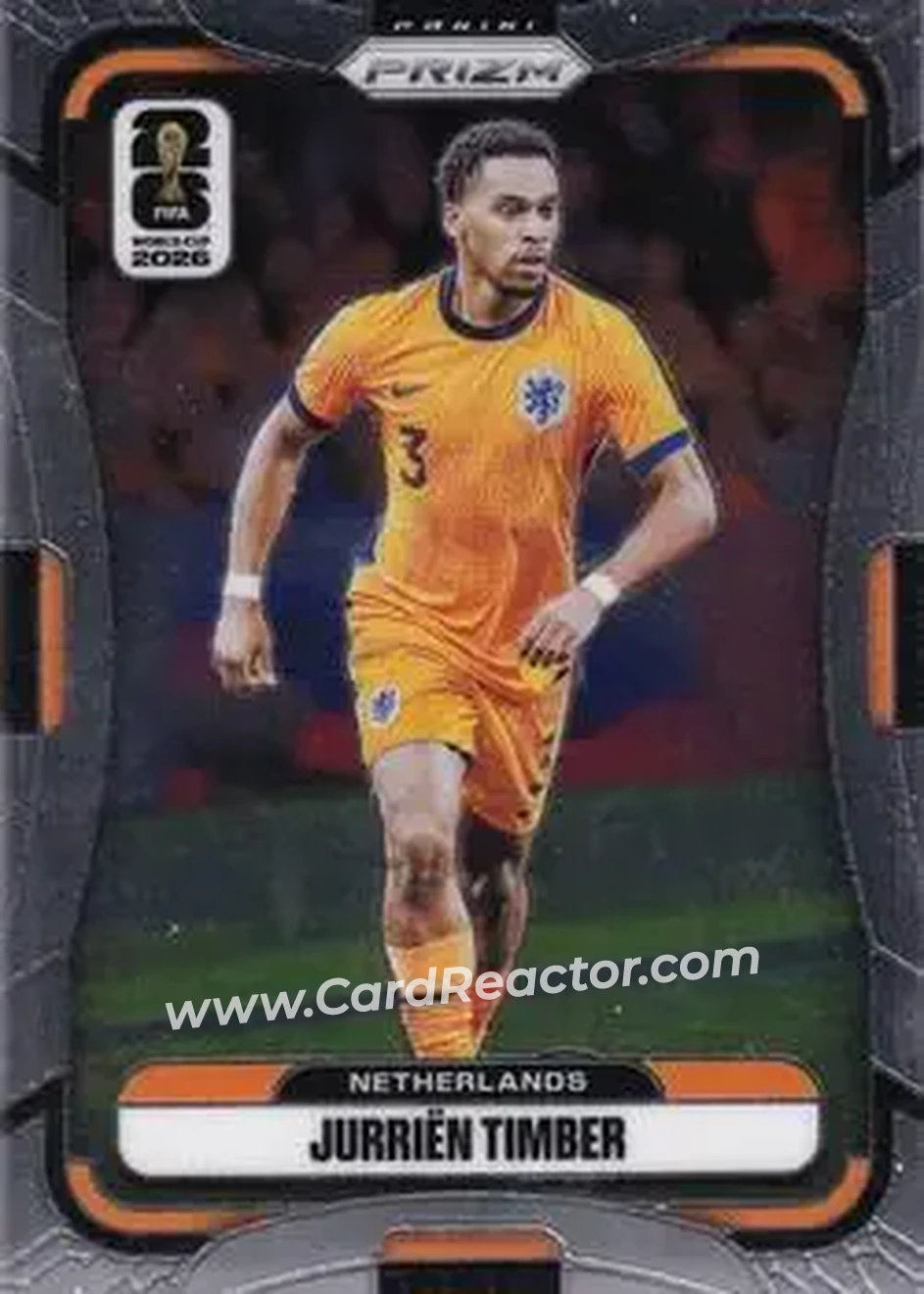 2026 Panini Prizm FIFA World Cup #309 - Jurrien Timber - Netherlands - Front