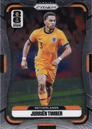 2026 Panini Prizm FIFA World Cup #309 - Jurrien Timber - Netherlands