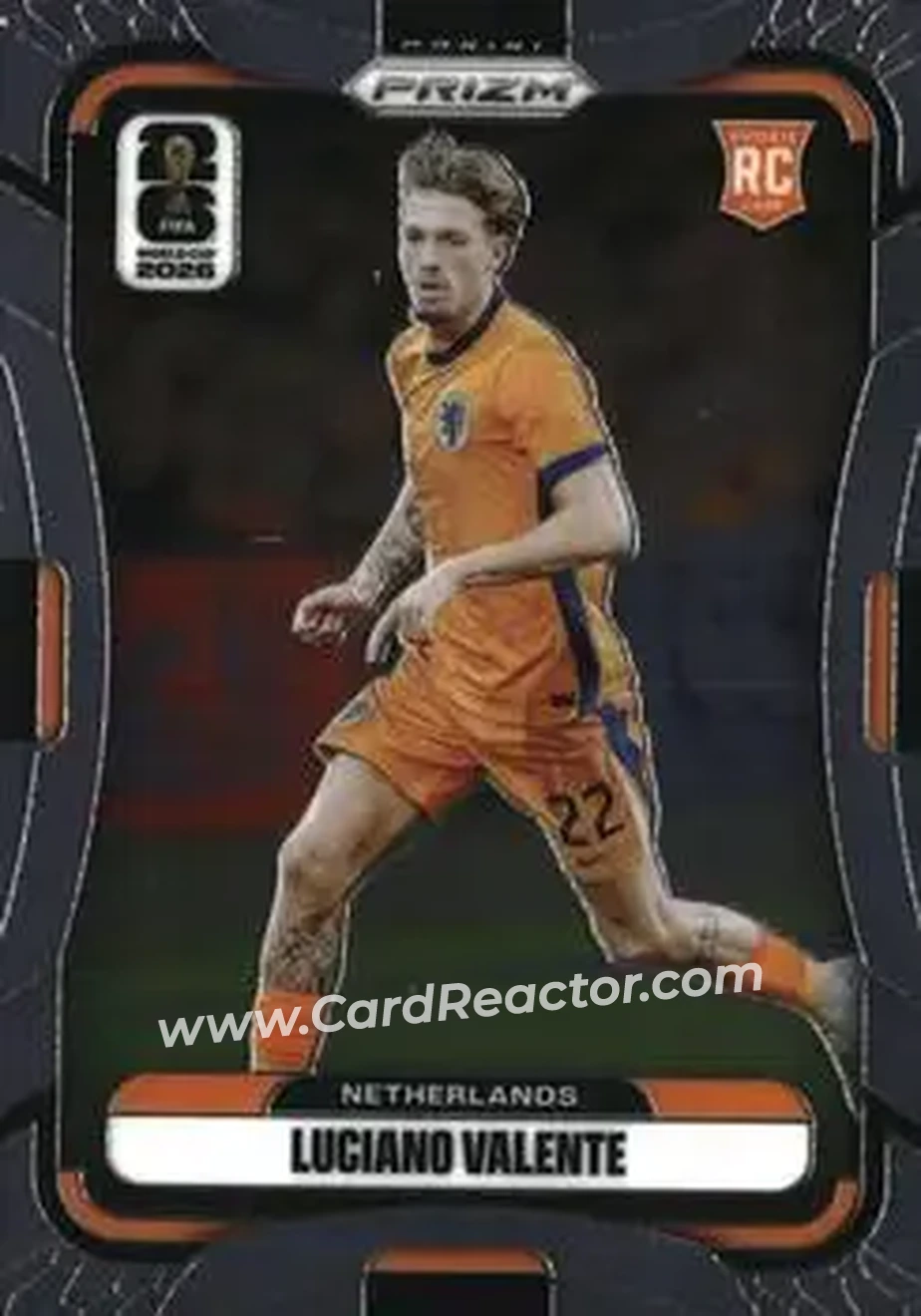 2026 Panini Prizm FIFA World Cup #314 - Luciano Valente - Netherlands - Front