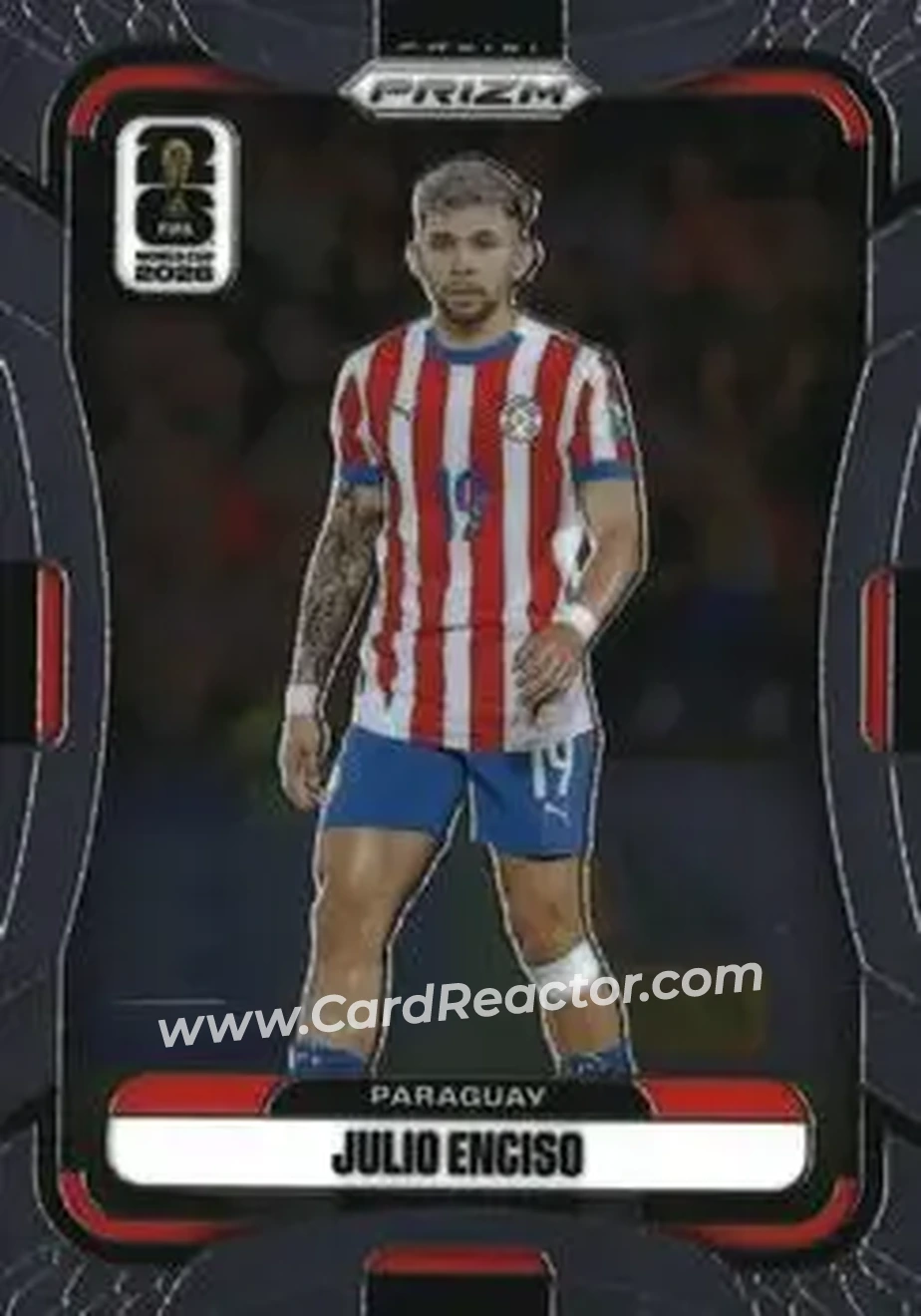 2026 Panini Prizm FIFA World Cup #347 - Julio Enciso - Paraguay - Front