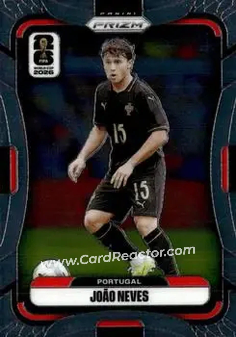2026 Panini Prizm FIFA World Cup #359 - Joao Neves - Portugal - Front