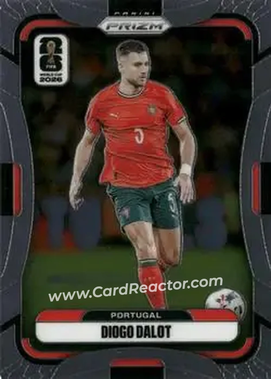 2026 Panini Prizm FIFA World Cup #361 - Diogo Dalot - Portugal - Front