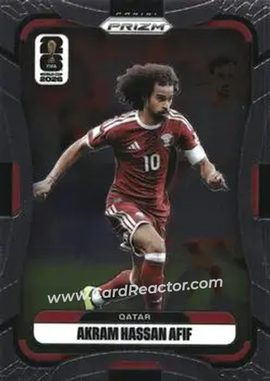 2026 Panini Prizm FIFA World Cup #373 - Akram Hassan Afif - Qatar - Front