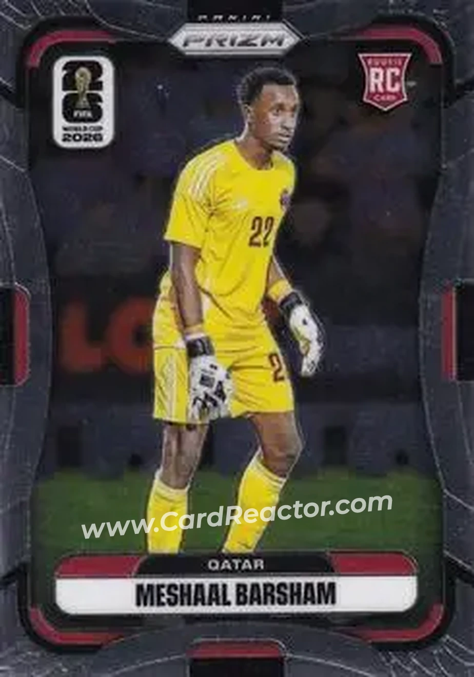 2026 Panini Prizm FIFA World Cup #376 - Meshaal Barsham - Qatar - Front