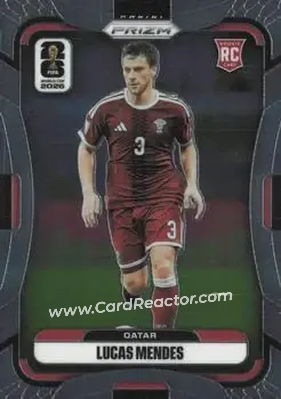 2026 Panini Prizm FIFA World Cup #378 - Lucas Mendes - Qatar - Front