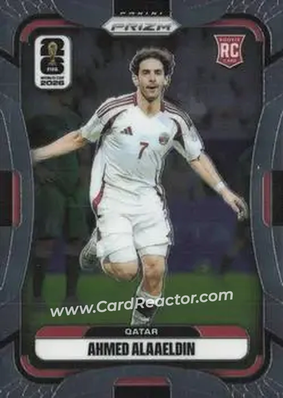 2026 Panini Prizm FIFA World Cup #379 - Ahmed Alaaeldin - Qatar - Front
