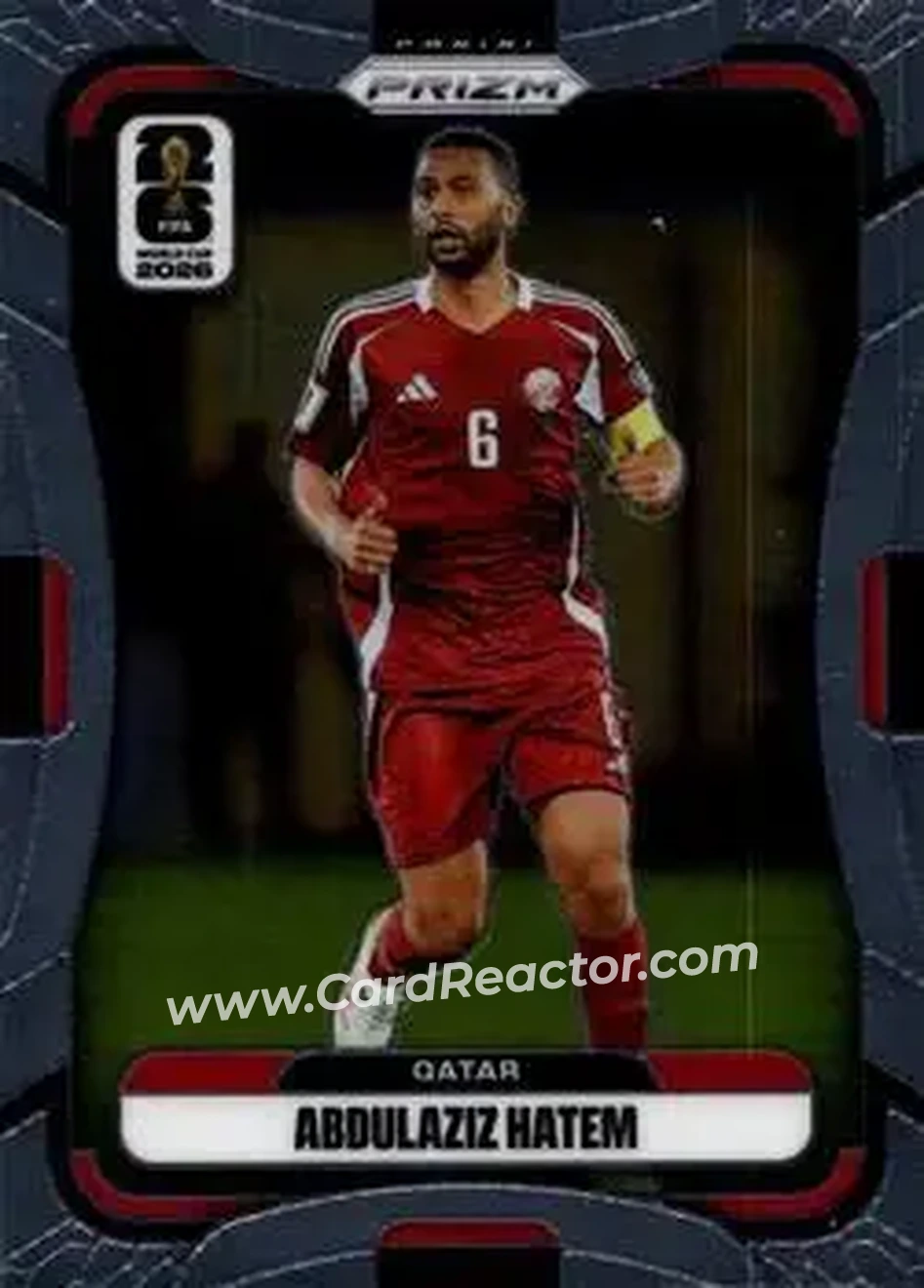 2026 Panini Prizm FIFA World Cup #380 - Abdulaziz Hatem - Qatar - Front