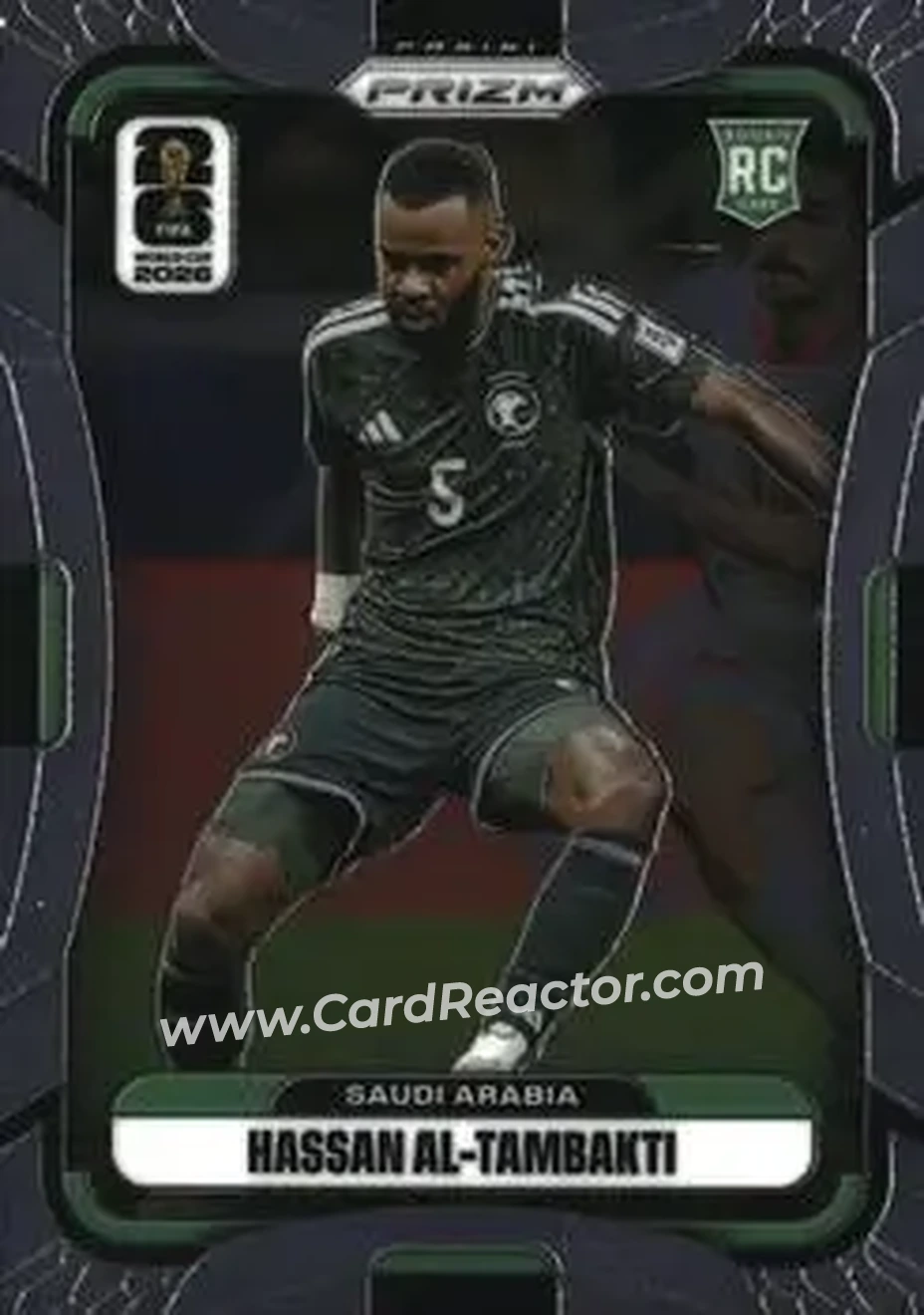 2026 Panini Prizm FIFA World Cup #382 - Hassan Al-Tambakti - Saudi Arabia - Front