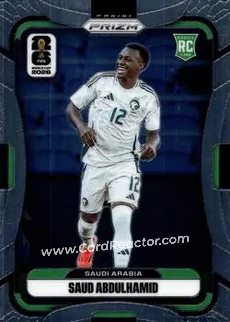 2026 Panini Prizm FIFA World Cup #384 - Saud Abdulhamid - Saudi Arabia - Front