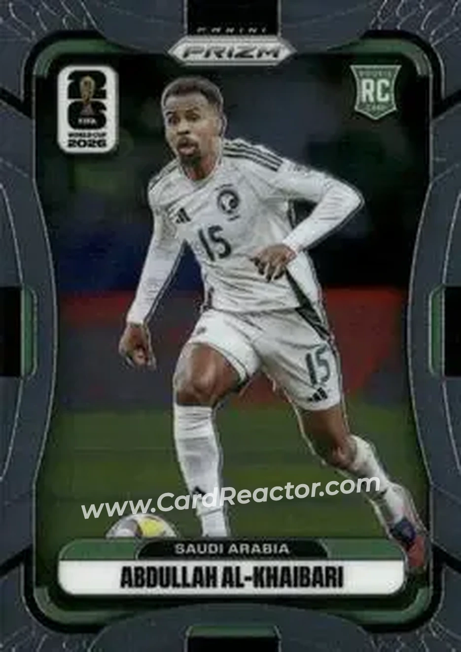 2026 Panini Prizm FIFA World Cup #386 - Abdullah Al-Khaibari - Saudi Arabia - Front