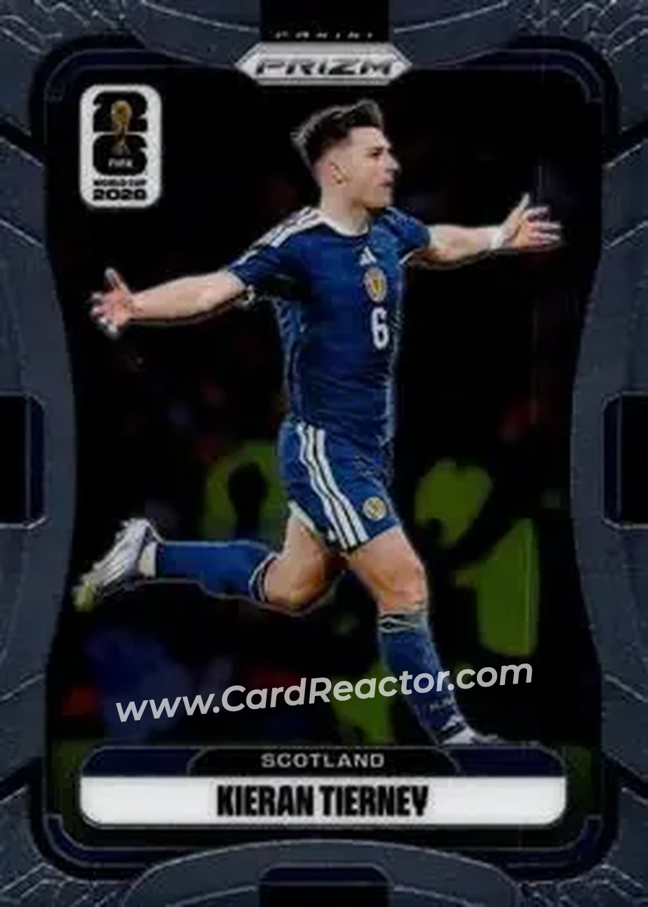 2026 Panini Prizm FIFA World Cup #396 - Kieran Tierney - Scotland - Front