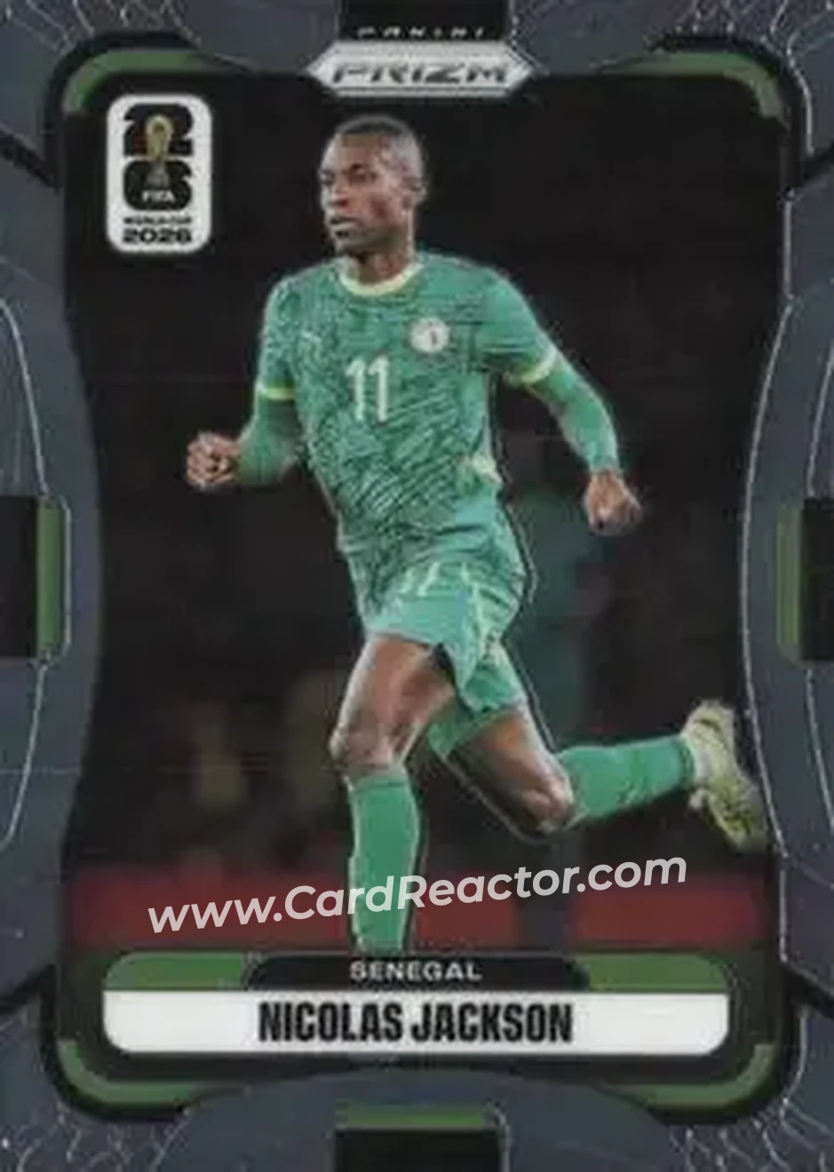 2026 Panini Prizm FIFA World Cup #402 - Nicolas Jackson - Senegal - Front