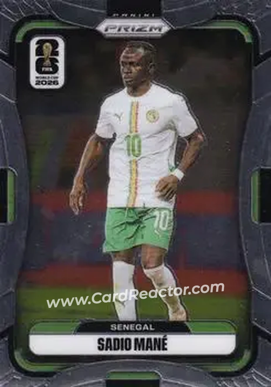 2026 Panini Prizm FIFA World Cup #406 - Sadio Mane - Senegal - Front