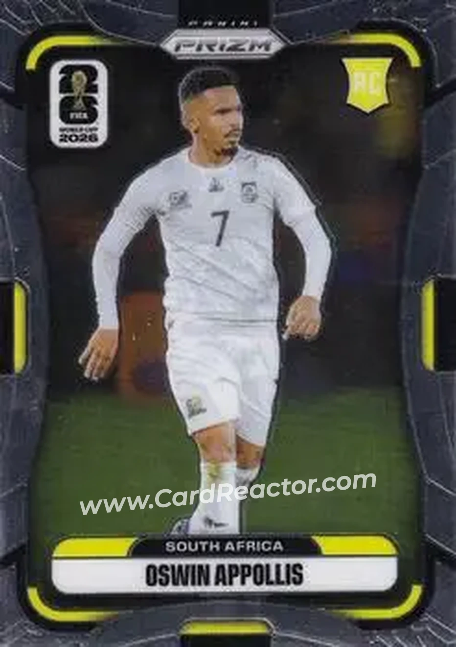 2026 Panini Prizm FIFA World Cup #407 - Oswin Appollis - South Africa - Front