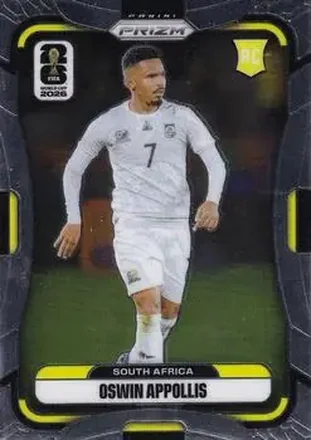 2026 Panini Prizm FIFA World Cup #407 - Oswin Appollis - South Africa