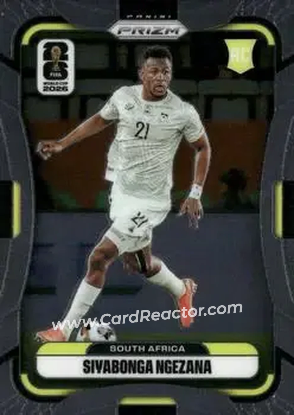 2026 Panini Prizm FIFA World Cup #412 - Siyabonga Ngezana - South Africa - Front