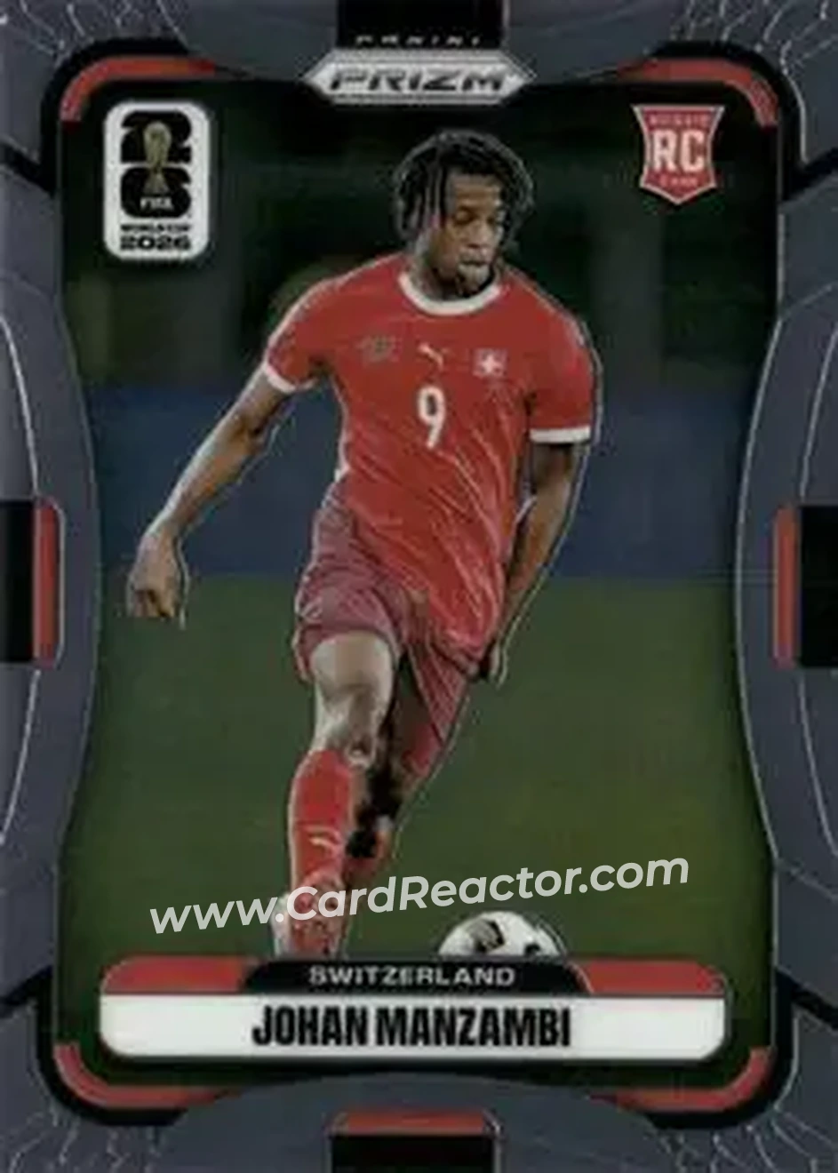2026 Panini Prizm FIFA World Cup #419 - Johan Manzambi - Switzerland - Front
