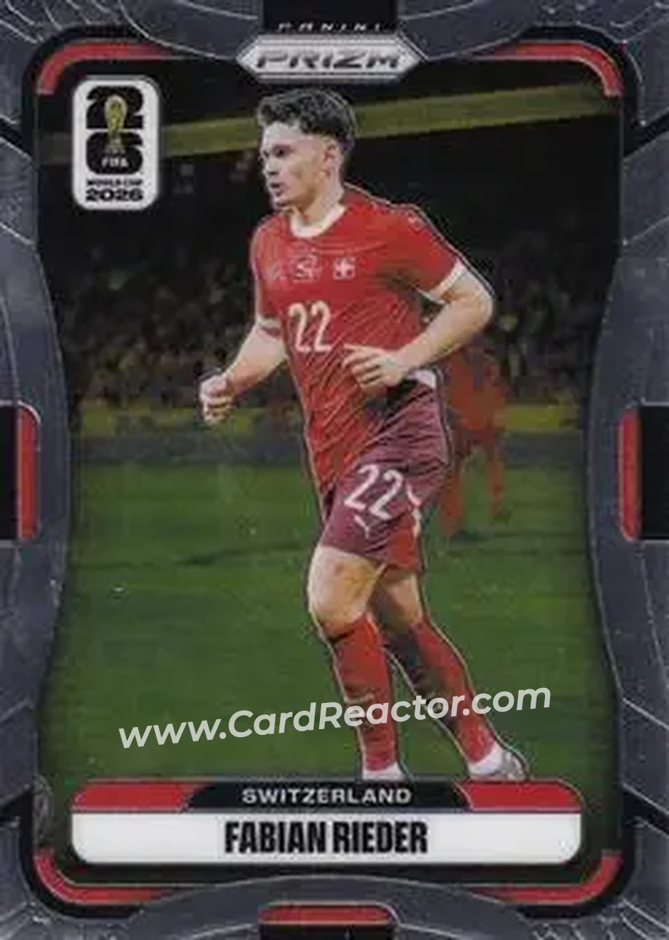 2026 Panini Prizm FIFA World Cup #421 - Fabian Rieder - Switzerland - Front