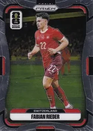 2026 Panini Prizm FIFA World Cup #421 - Fabian Rieder - Switzerland