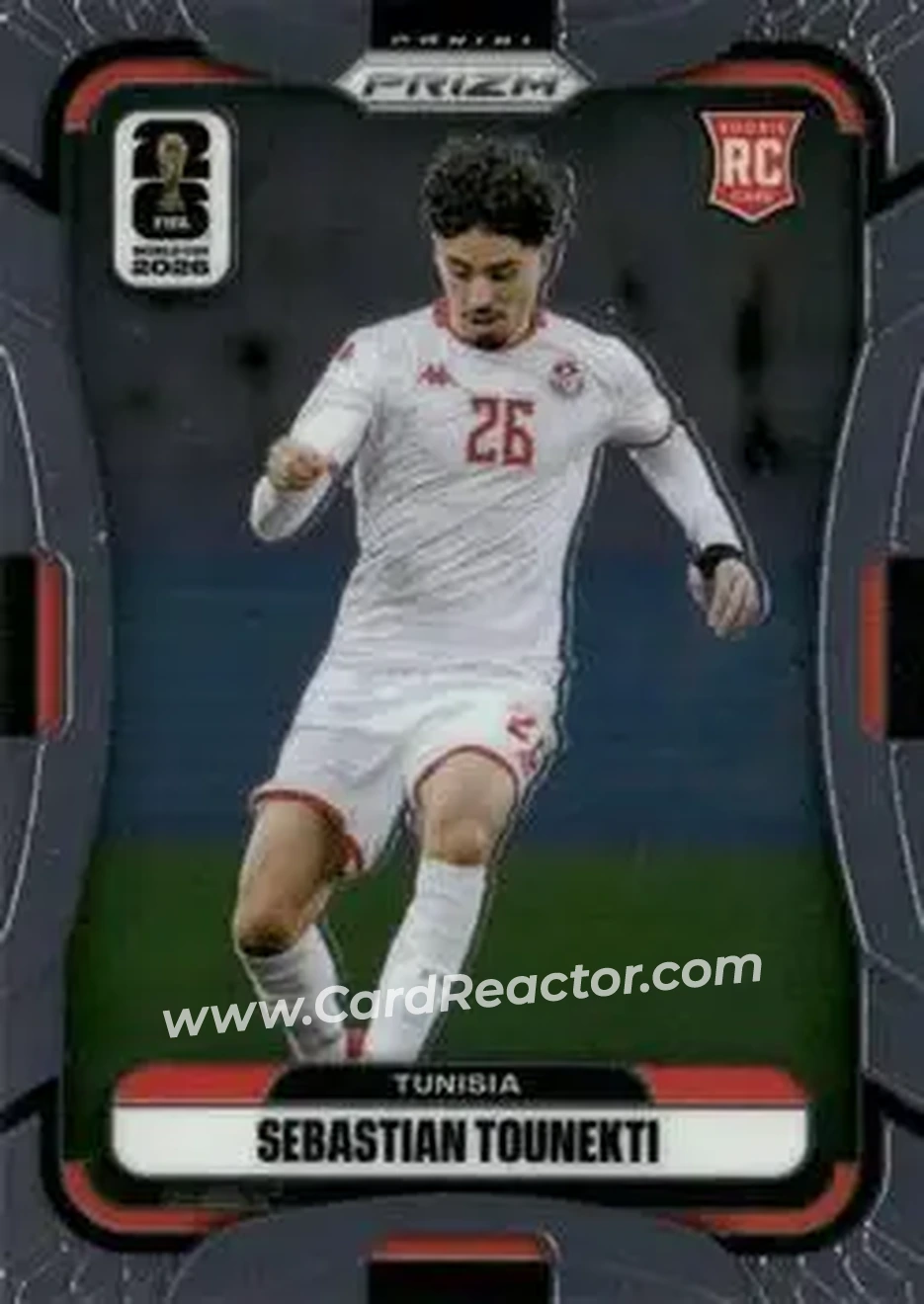 2026 Panini Prizm FIFA World Cup #427 - Sebastian Tounekti - Tunisia - Front