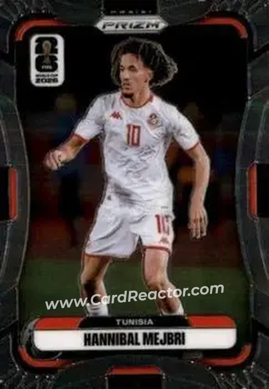 2026 Panini Prizm FIFA World Cup #428 - Hannibal Mejbri - Tunisia - Front